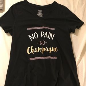 No pain no champagne shirt